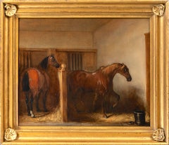 Vintage Stabled Horses