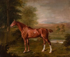 John Ferneley Senior - Chestnut in a Landscape Chestnut in a Landscape