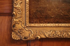 'Harlequin', a dark bay hunter in a stable 1829