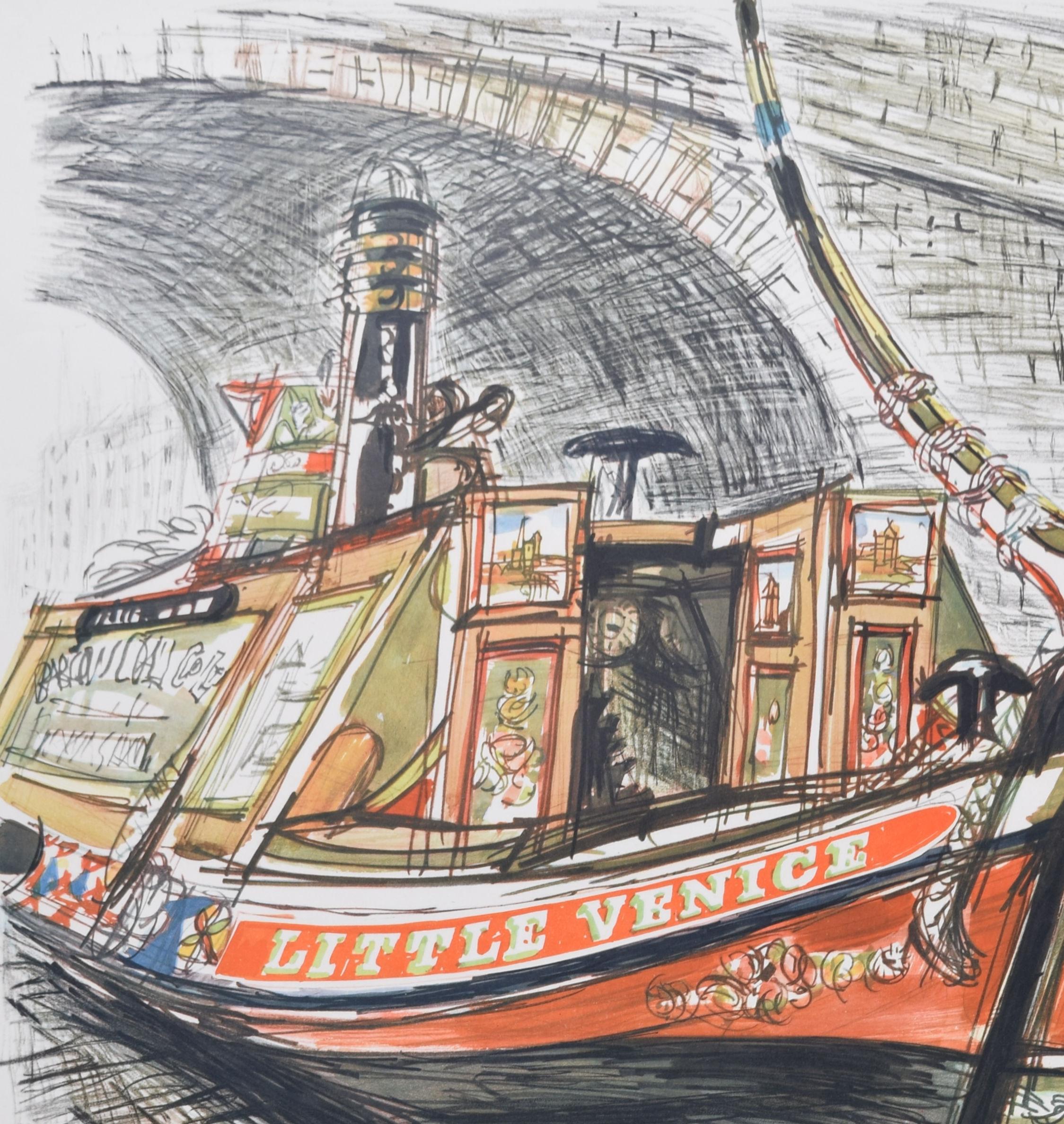Affiche du London Transport Warwick Avenue pour le Little Venice canal de John Finnie en vente 1