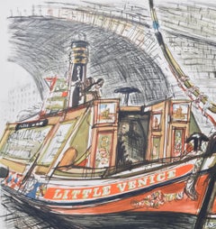 London Transport Warwick Avenue for Little Venice canal poster by John Finnie