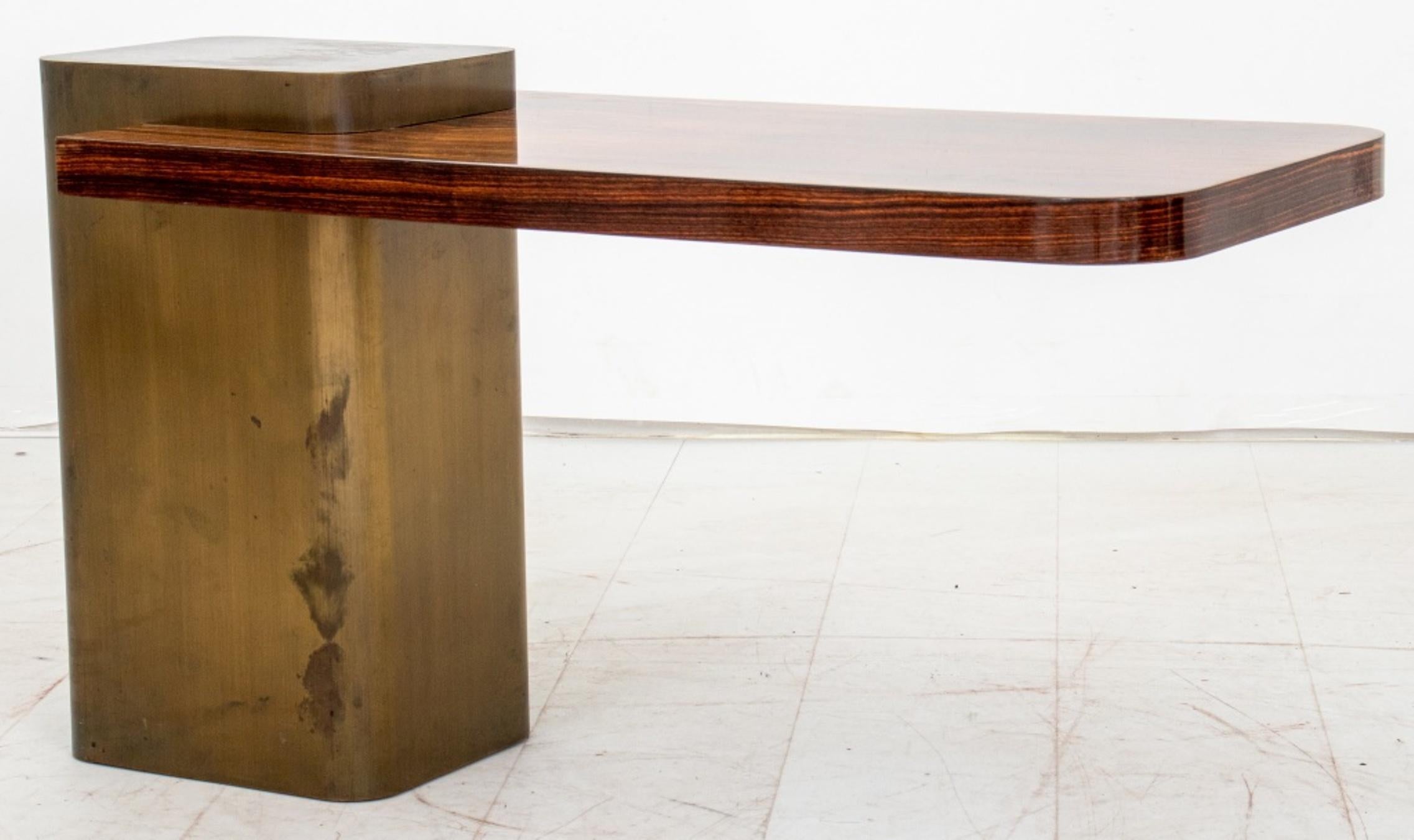 John Fischer Furniture Cantilevered Bronze Table 2