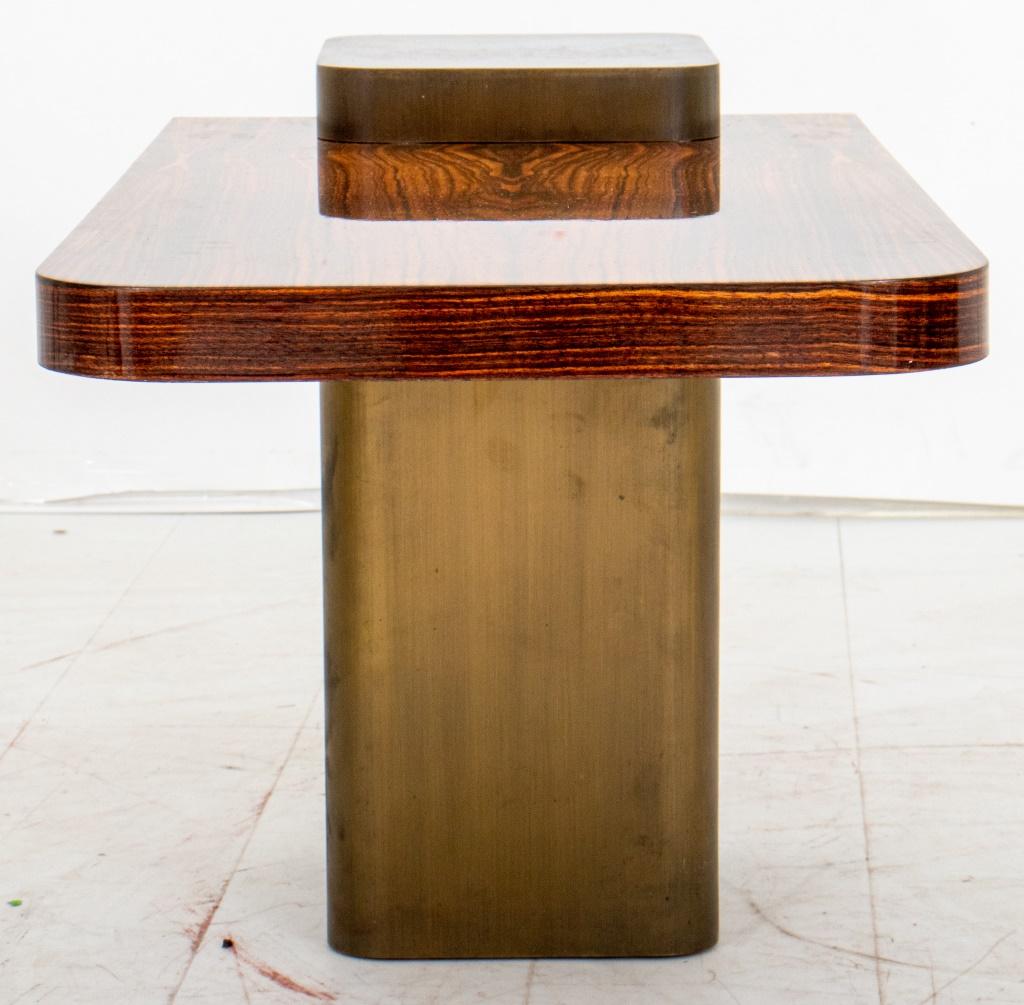 John Fischer Furniture Cantilevered Bronze Table 3