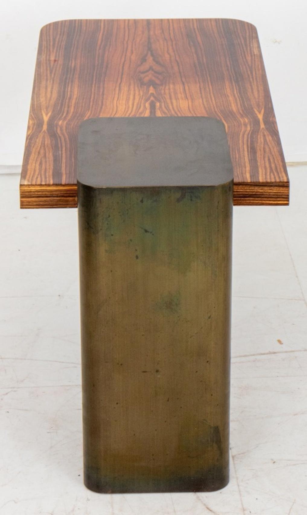 John Fischer Furniture Cantilevered Bronze Table 4