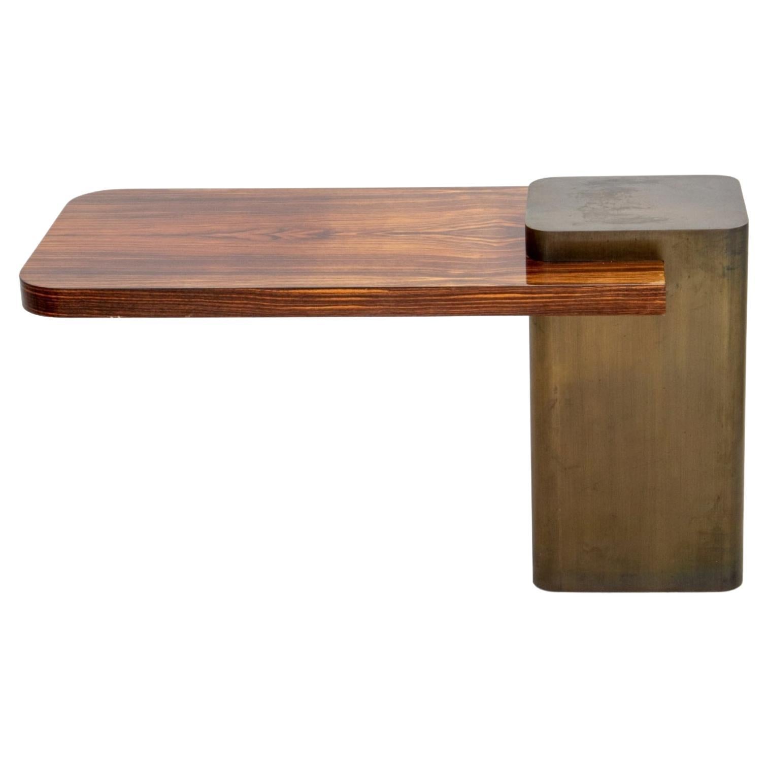 John Fischer Furniture Cantilevered Bronze Table