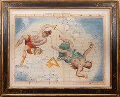 Antique 18th-century celestial - Andromeda Perseus Triangulum 