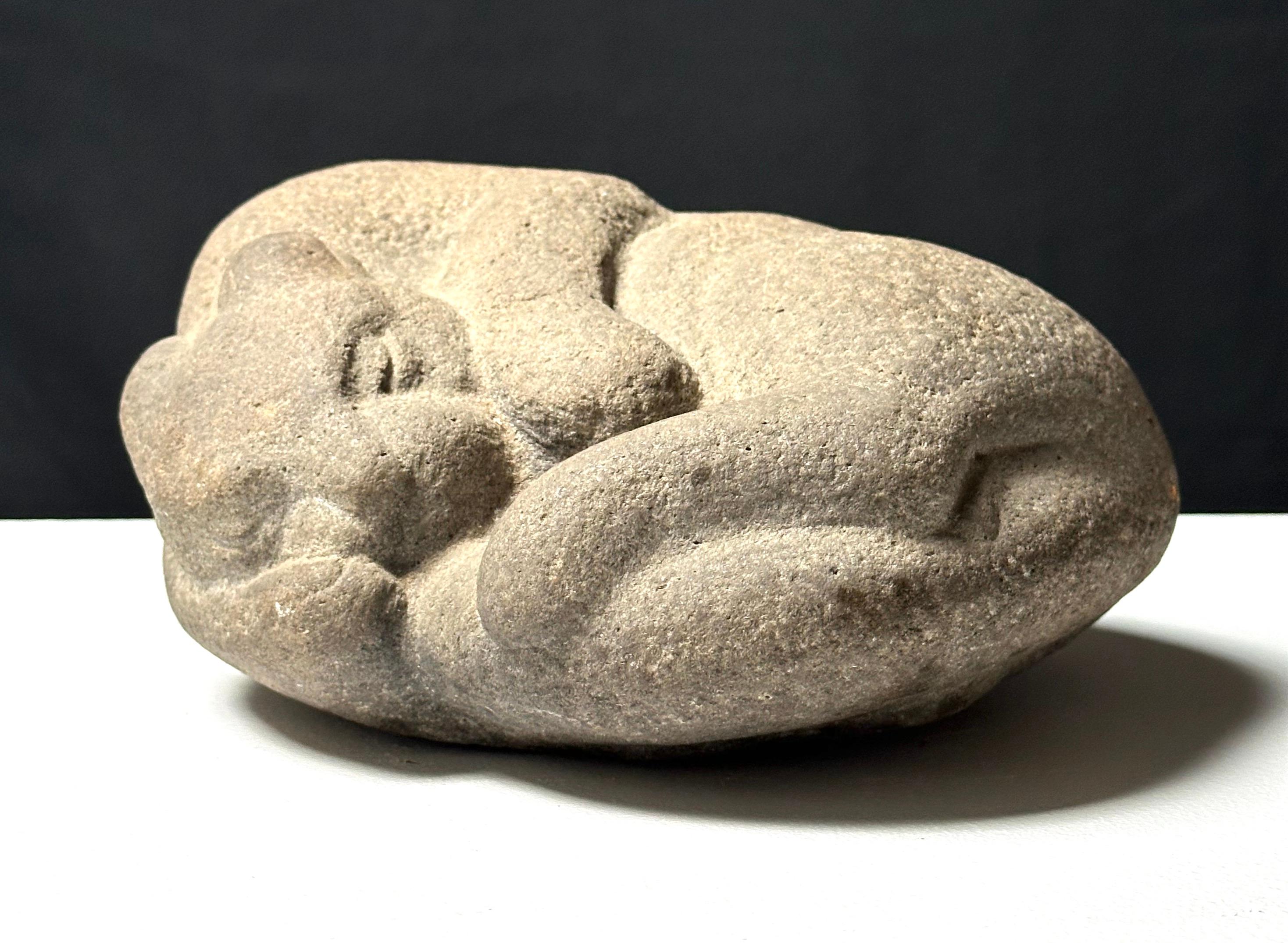 Mark Morrison (1895-1964)

Sleeping Bobcat, 1943.

Pietra scolpita

 9,5