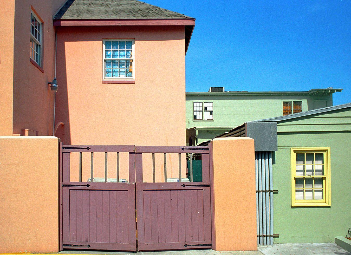 John Flatz Color Photograph - Florida Houses, Photograph, Archival Ink Jet