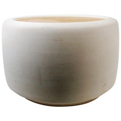 John Follis & Rex Goode 1960s Architectural Pottery Bisque "Tire" Planter