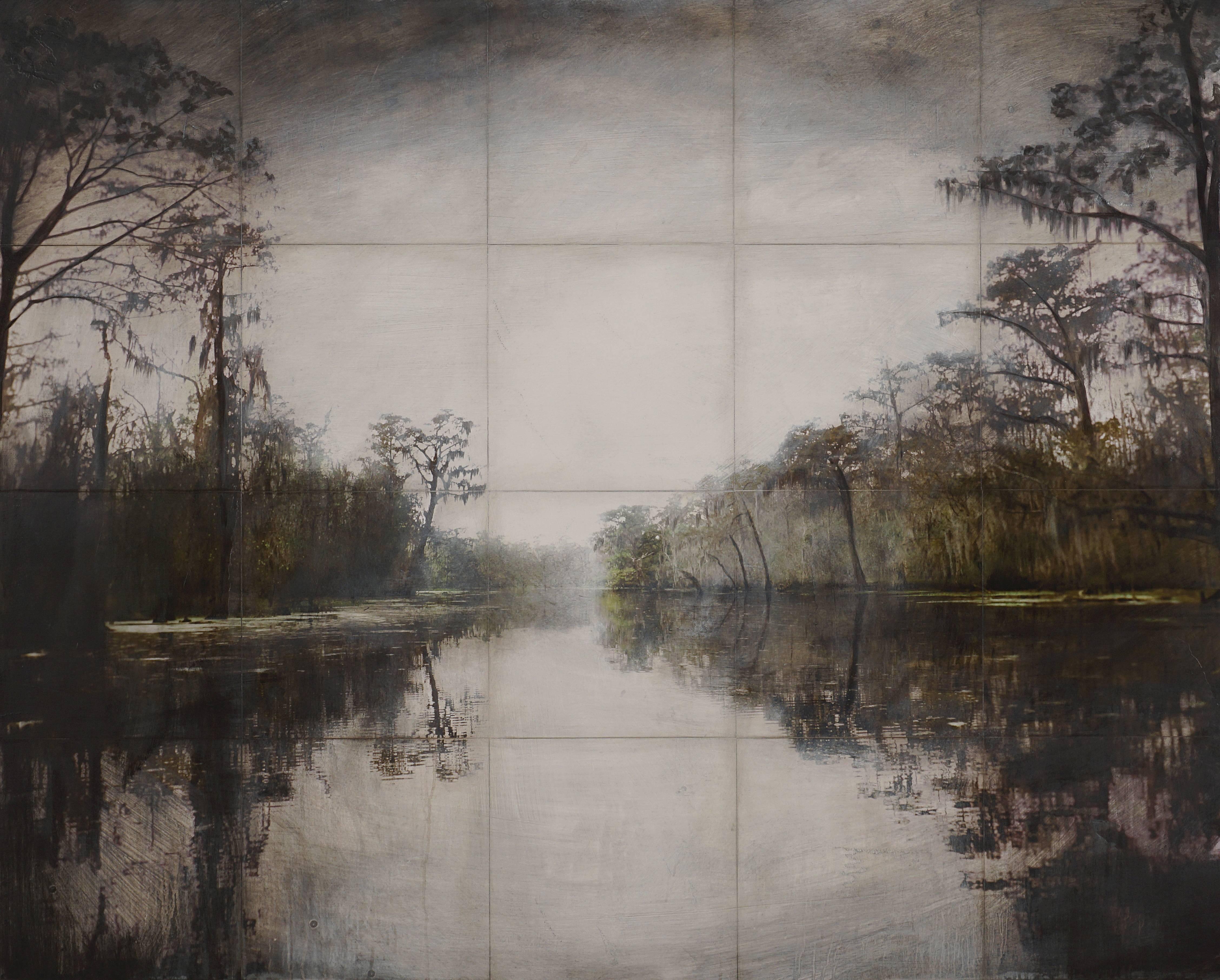 Maurepas Swamp I - Mixed Media Art by John Folsom