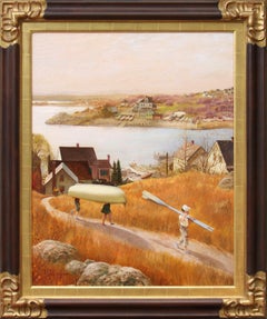 Kinder mit Ruderboot, Saturday Evening Post-Cover