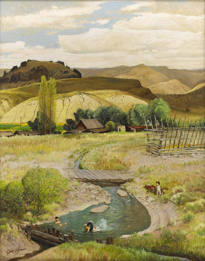 Warren B. Davis - WOMEN DANCING (Dance of the Forest Nymphs) at 1stDibs