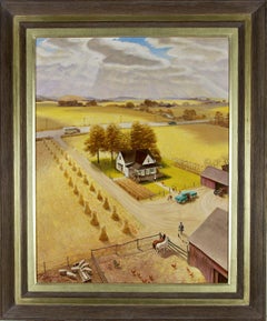 "Also geht's zu Oma zum Truthahntag - oh, Mann!" Thanksgiving-Postumschlag