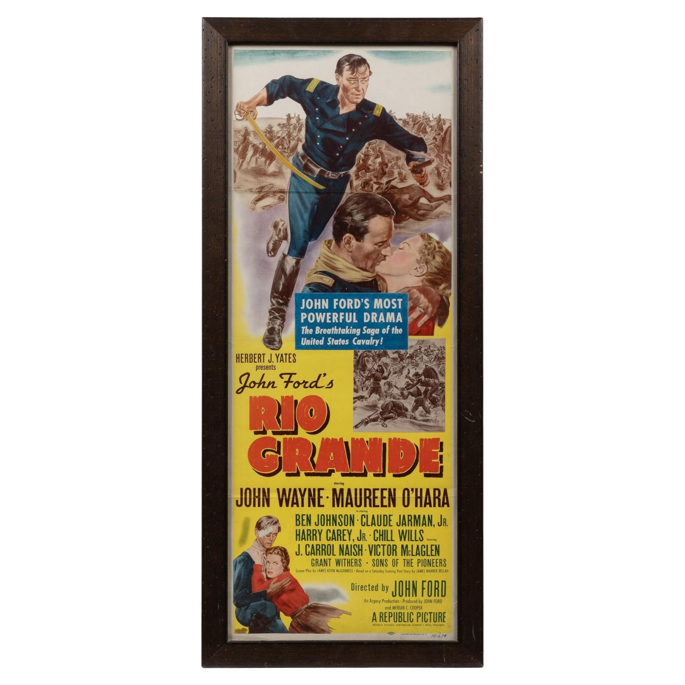 Poster cinematografico d'epoca "John Grande" di John Ford, 1950 in vendita