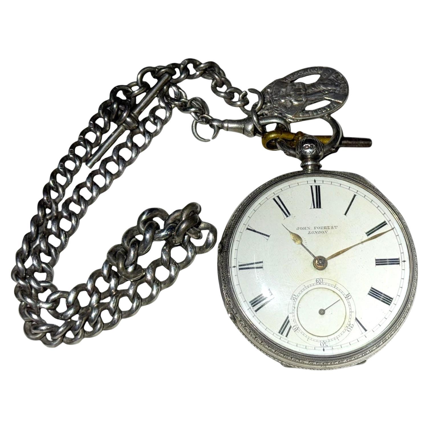 John Forrest Of London Maker To The Admiralty Pocket Watch 54mm Fusee