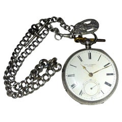 Antique John Forrest Of London Maker To The Admiralty Pocket Watch 54mm Fusee