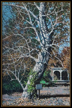 R John Foster Large Original Oil Painting On Canvas Hand Signed Landscape Framed