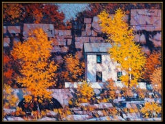 R John Foster Original Oil Painting On Board Signed Landscape Authentic Artwork