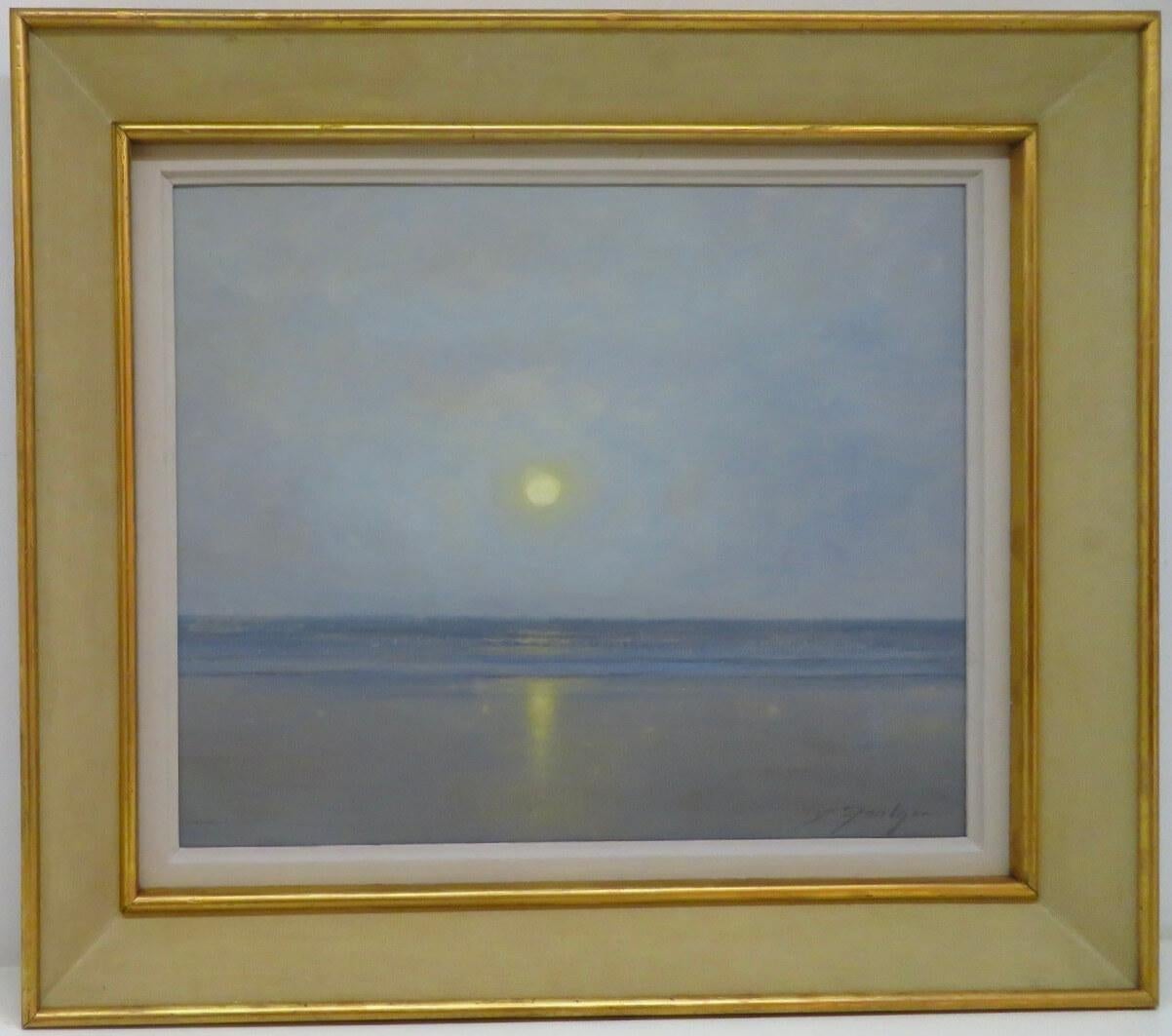 John Foulger (1942-2007) British Post impressionist oil painting Sussex Seascape 2