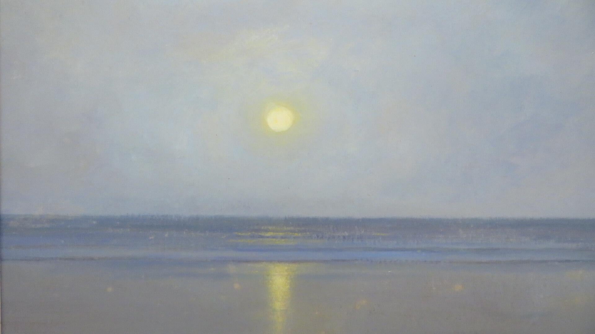 John Foulger (1942-2007) British Post impressionist oil painting Sussex Seascape 3