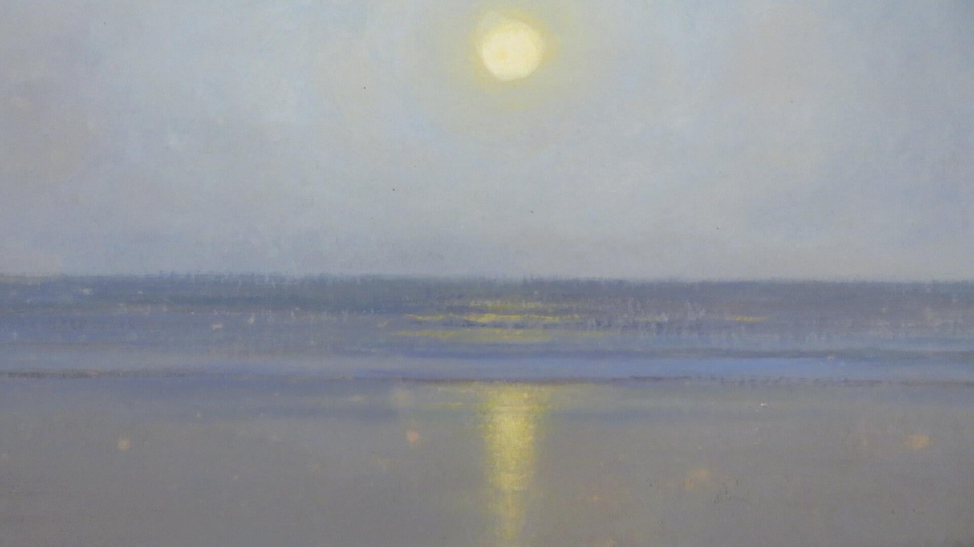 John Foulger (1942-2007) British Post impressionist oil painting Sussex Seascape 4