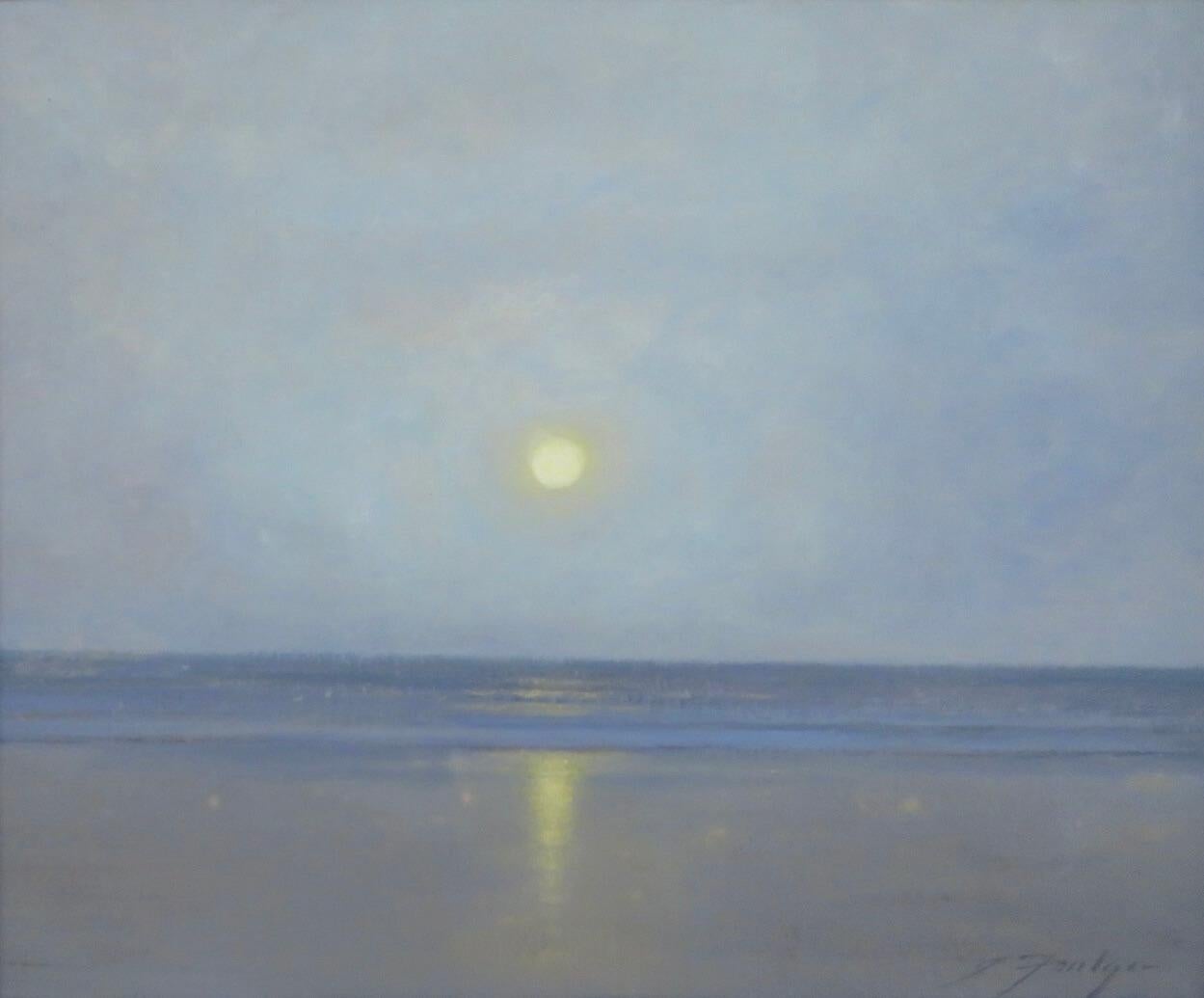 John Foulger (1942-2007) British Post impressionist oil painting Sussex Seascape 5