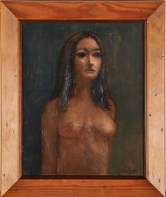 John Foulger (1943-2007) - Framed 1979 Acrylic, Nude Study