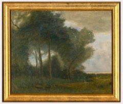 John Foulger (1943-2007) - Framed 20th Century Oil, A Field with Trees