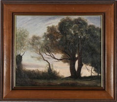 John Foulger (1943-2007) - Framed 20th Century Oil, Trees with a View