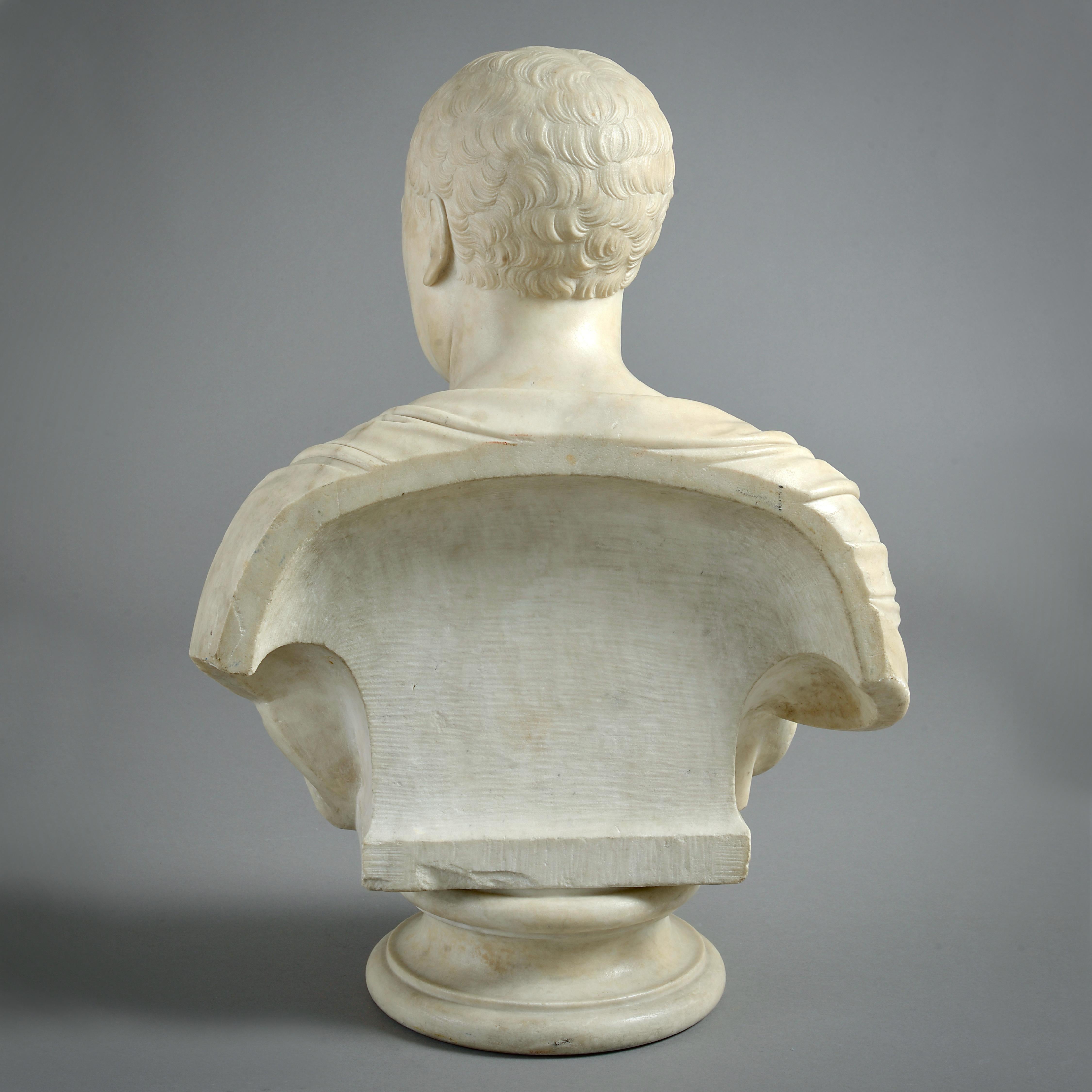 Statuary Marble John Francis Moore (D. 1809) For Sale