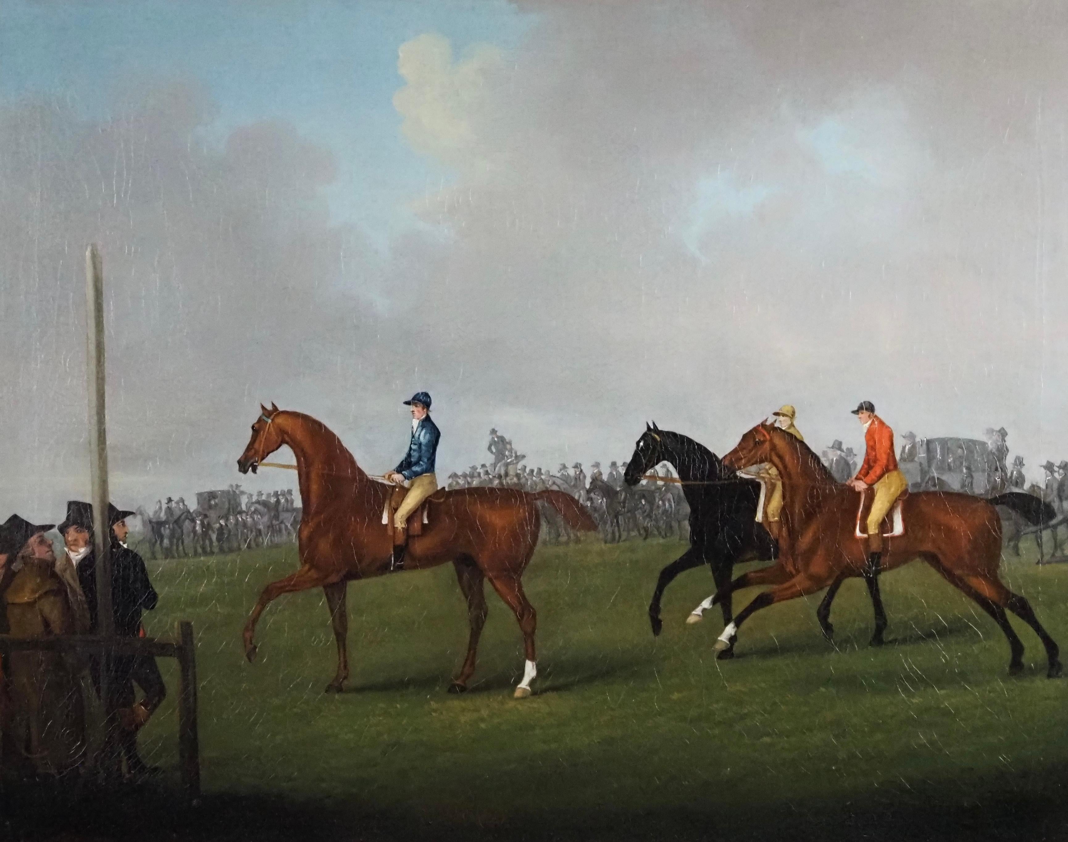 At the start, Newmarket - Painting by John Francis Sartorius