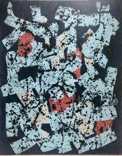 Navy Blue Abstract
