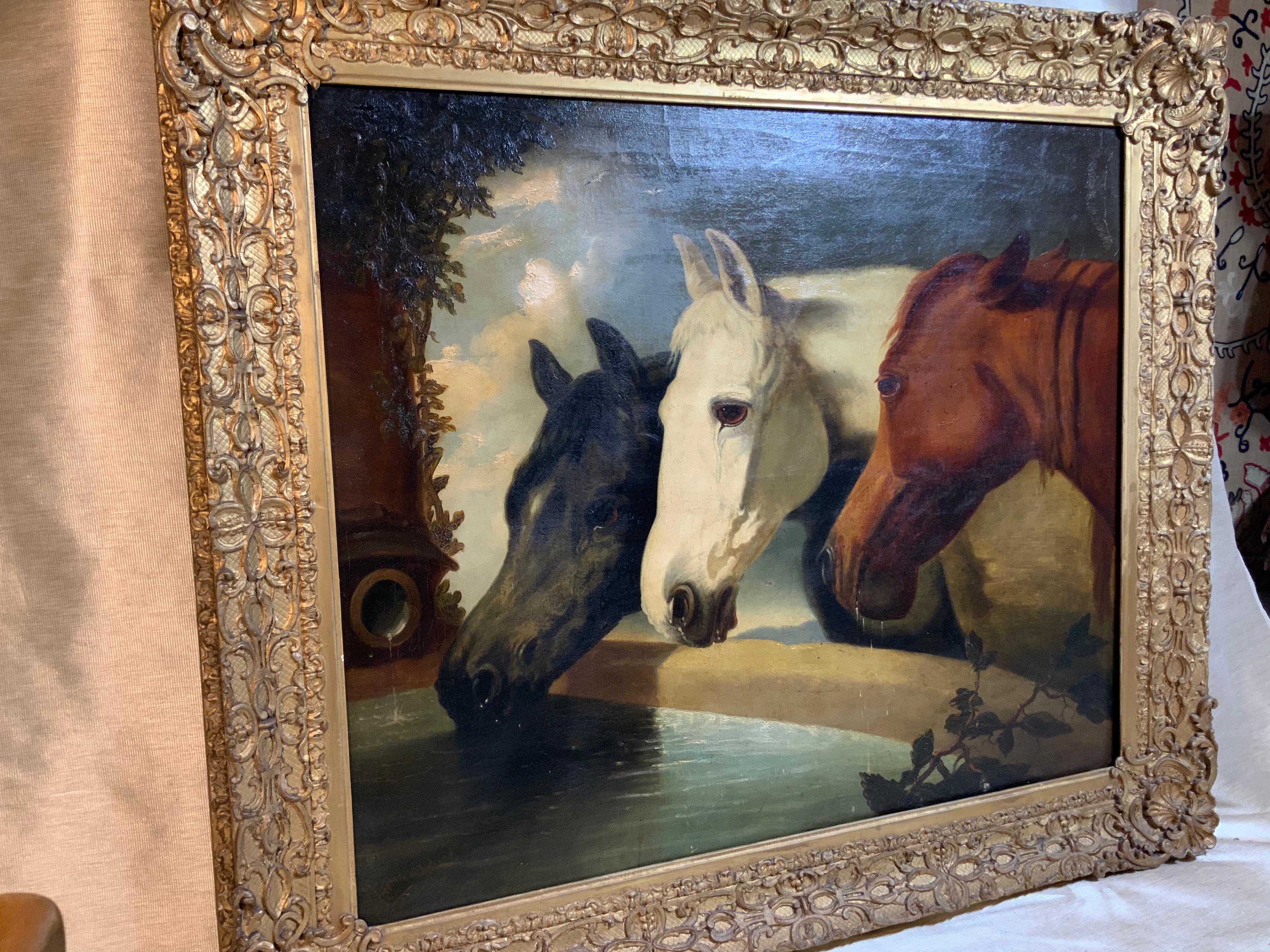 John F. Herring Jr. was born in Doncaster, South Yorkshire circa 1820, to the well-known 19th century artist John Frederick Herring Sr. (1795–1865), who at the time, was considered one of England's great Sporting and Equestrian artists, patronized