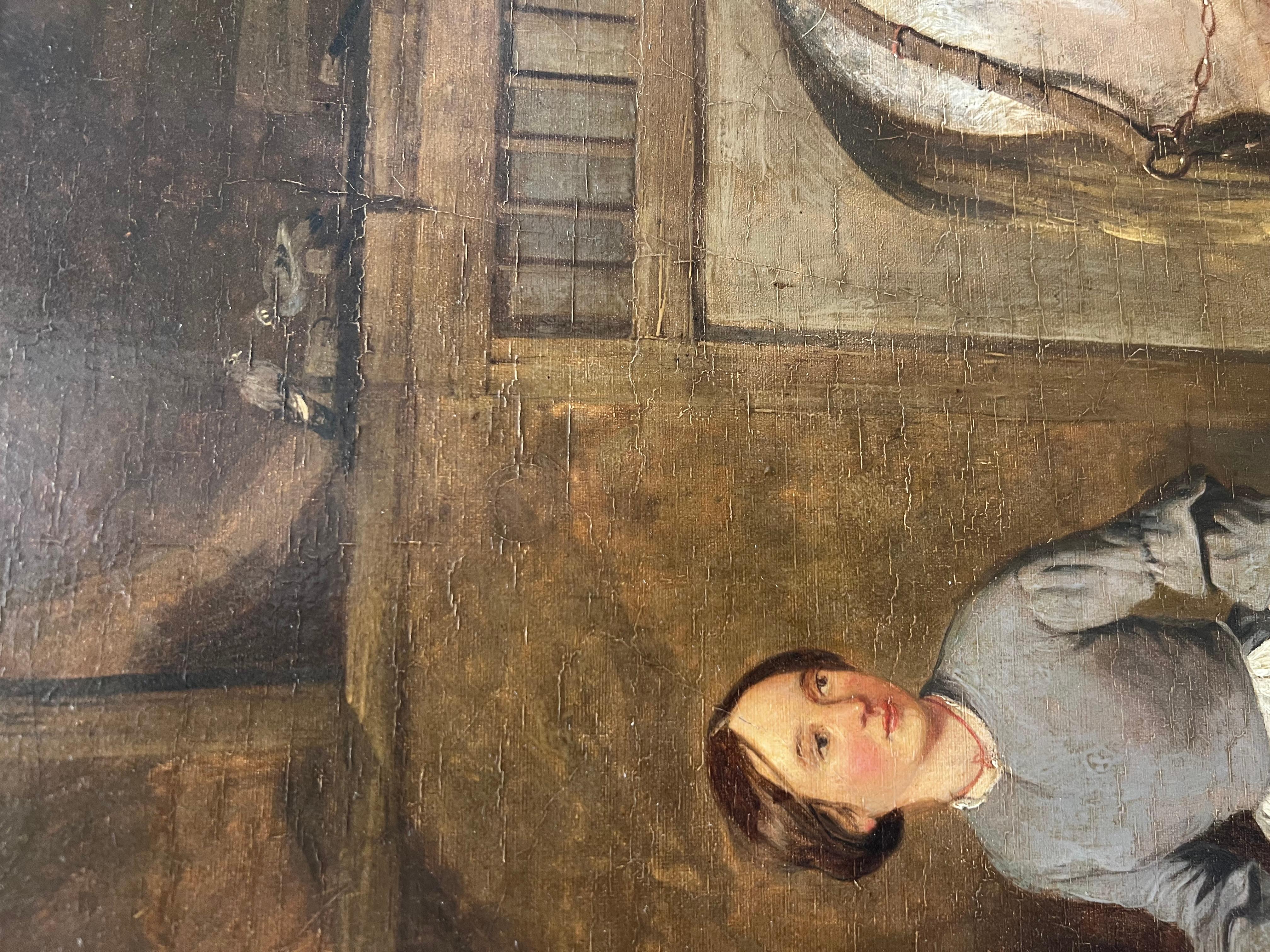 Provenienz: Anonymer Verkauf, Christie's, London, 5. Juni 1998, Los 32 (25.300 Euro) 

Sohn von John Frederick Herring Sr. Der junge Herring malte Bauernhof- und Reitszenen, die in Thema und Stil denen seines Vaters ähnelten. Seine Gemälde