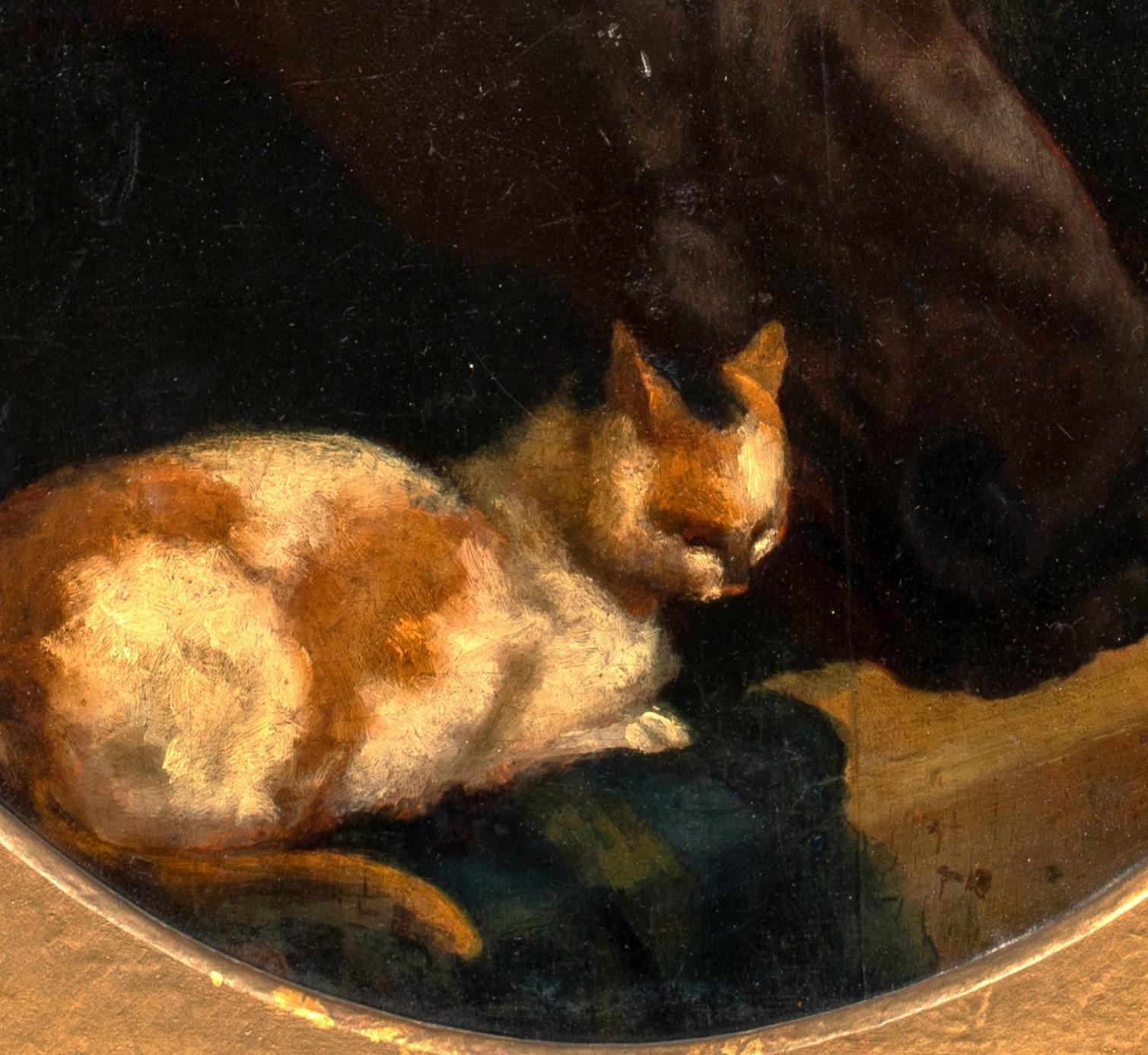 Pferd und Katze, 19. Jahrhundert 1