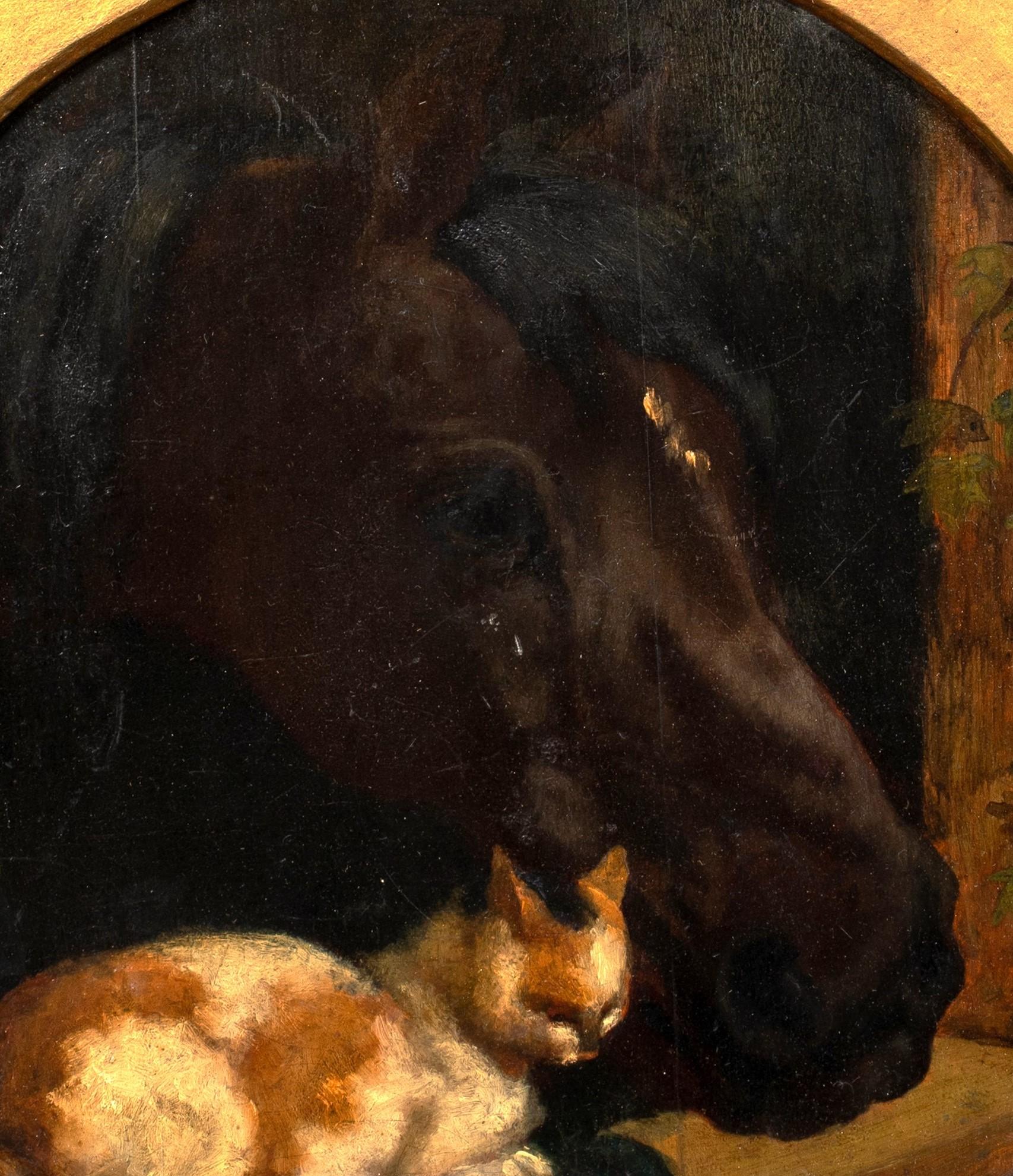 Pferd und Katze, 19. Jahrhundert 2