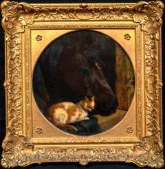 Horse & Cat, 19th Century 