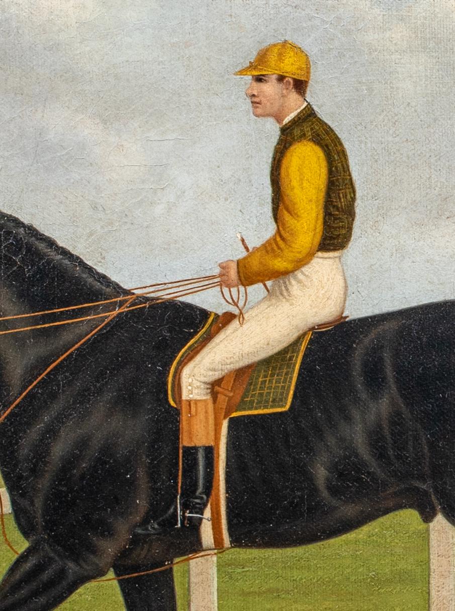 Jockey & Racehorse, 19. Jahrhundert  - signiert und datiert 3