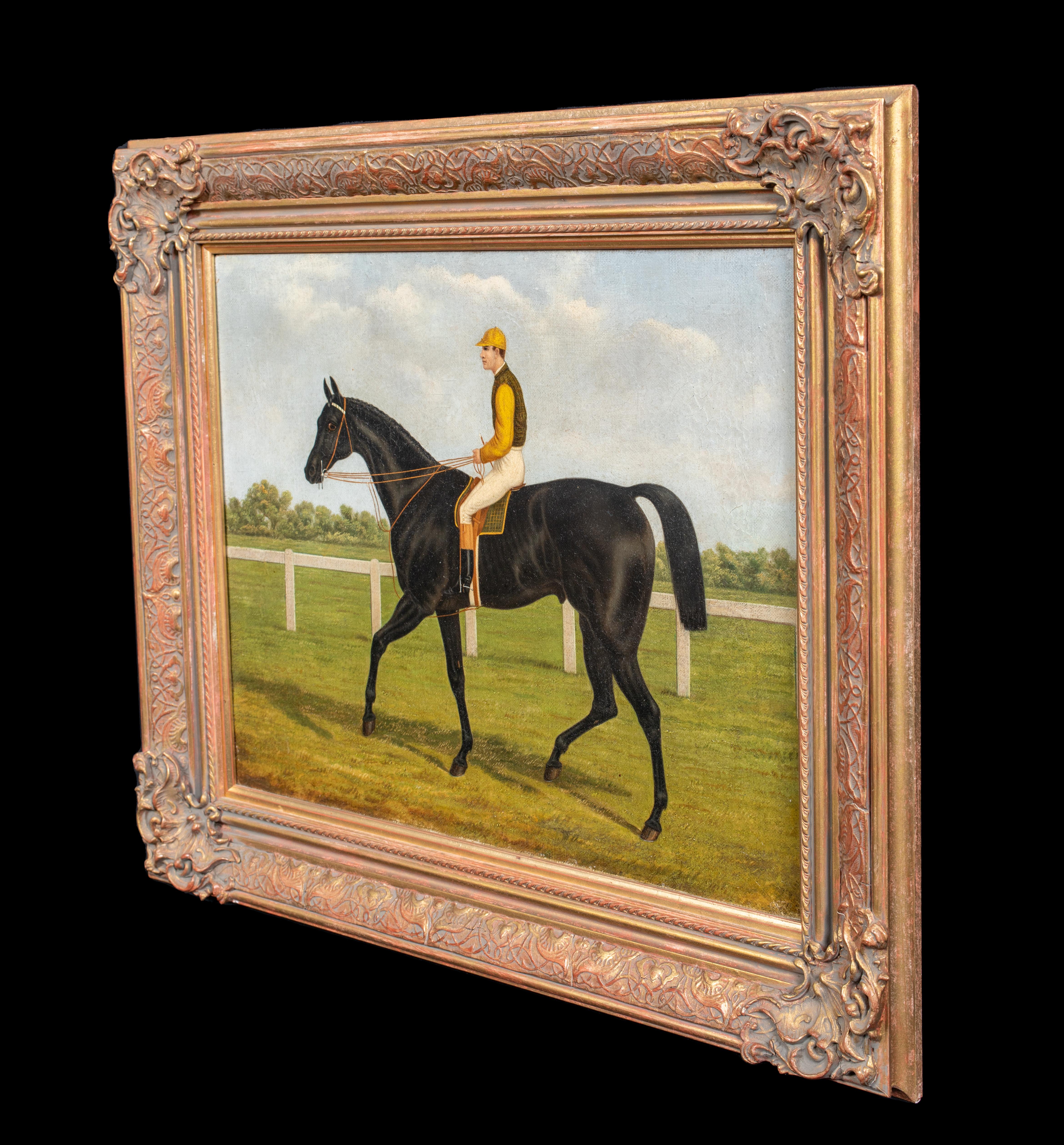 Jockey & Racehorse, 19. Jahrhundert  - signiert und datiert 5
