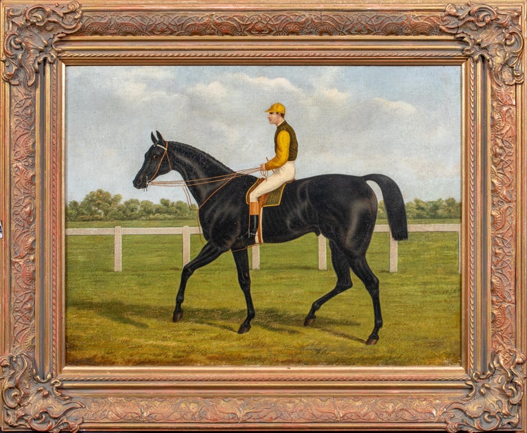 John Frederick Herring Jr Jockey and Racehorse, 19th Century signed