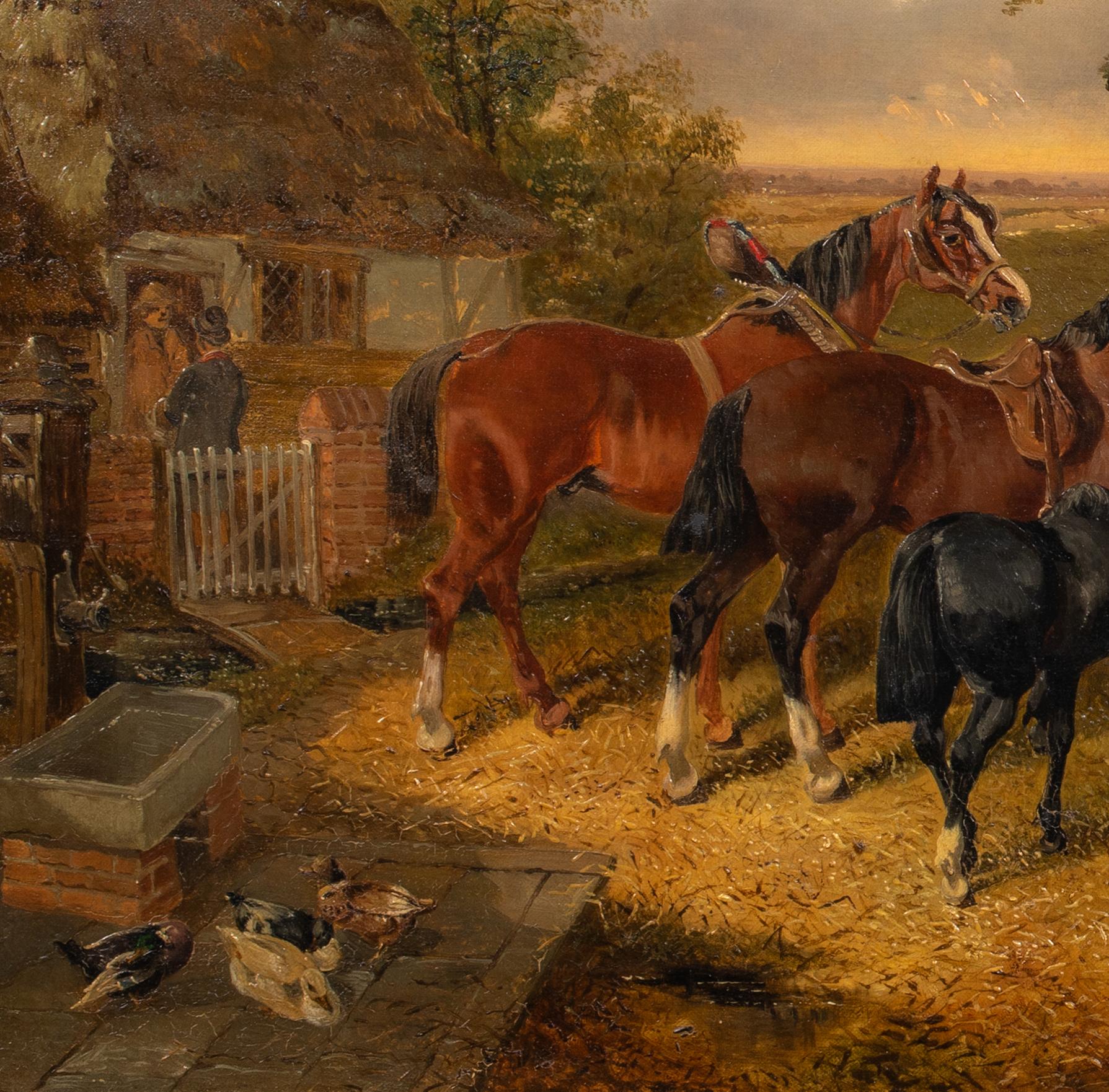 The Farm, 19th Century John Frederick Herring Junior For Sale at