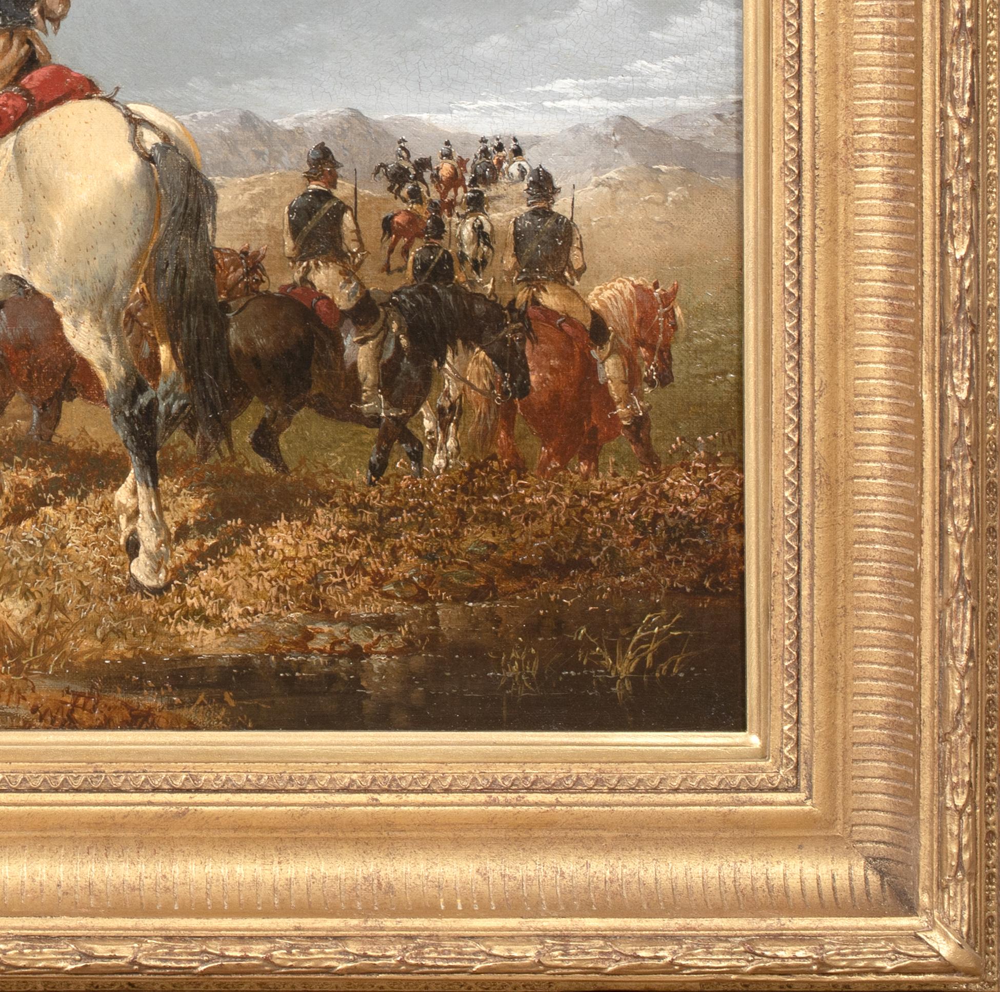 La fiesta de los exploradores, siglo XIX

Juan Federico II HERRING (1815-1907) 

Gran escena de la Guerra Civil inglesa del siglo XIX de una partida de reconocimiento de cabezas redondas, óleo sobre lienzo de John Frederick Herring. Excelente