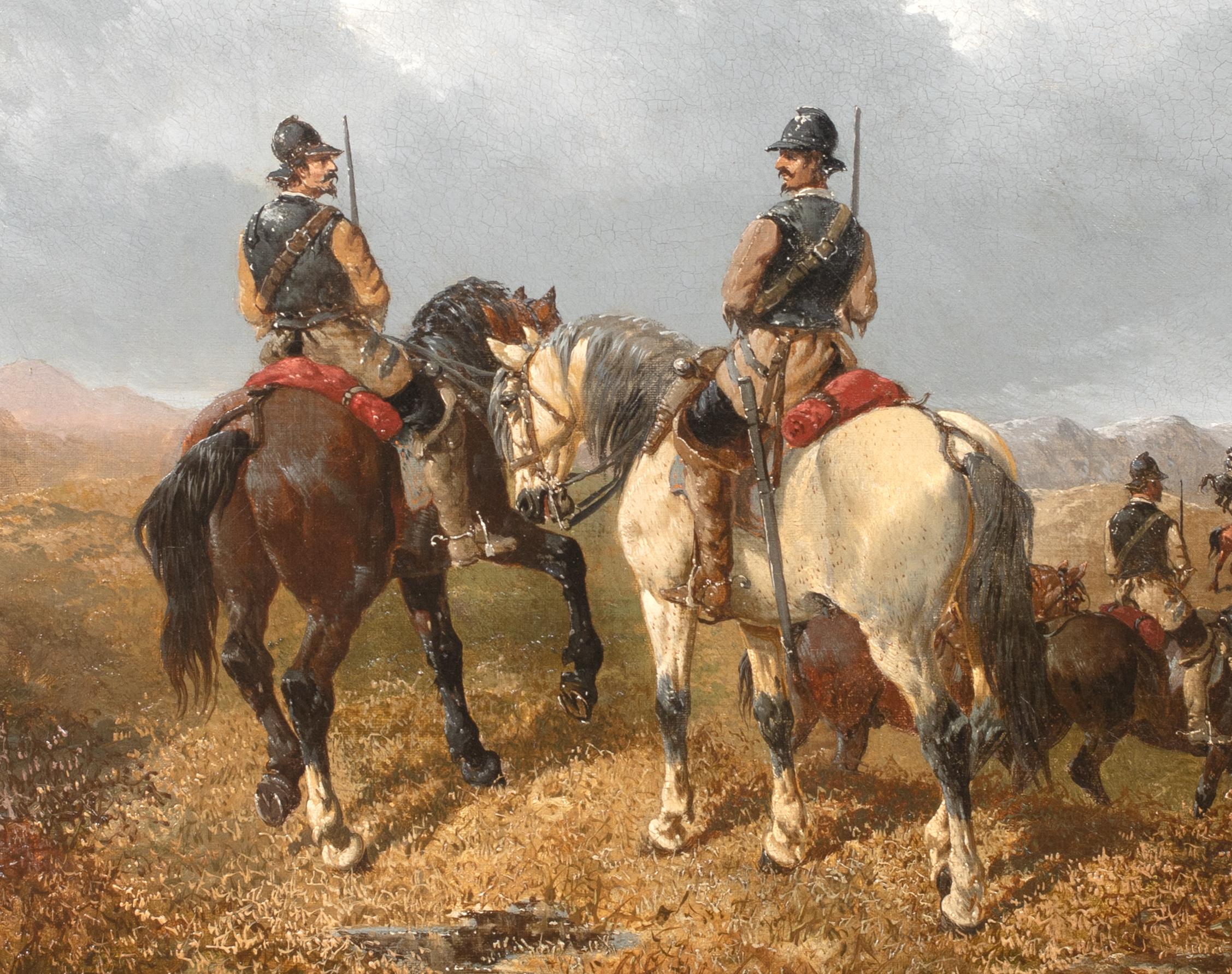 The Scouting Party, cabezas redondas de la guerra civil inglesa del siglo XIX 1