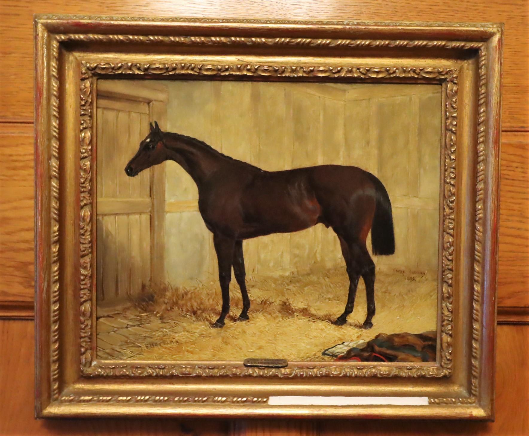 A pair of Horse Paintings 'Foig a Ballagh' & 'Birmingham' For Sale 4
