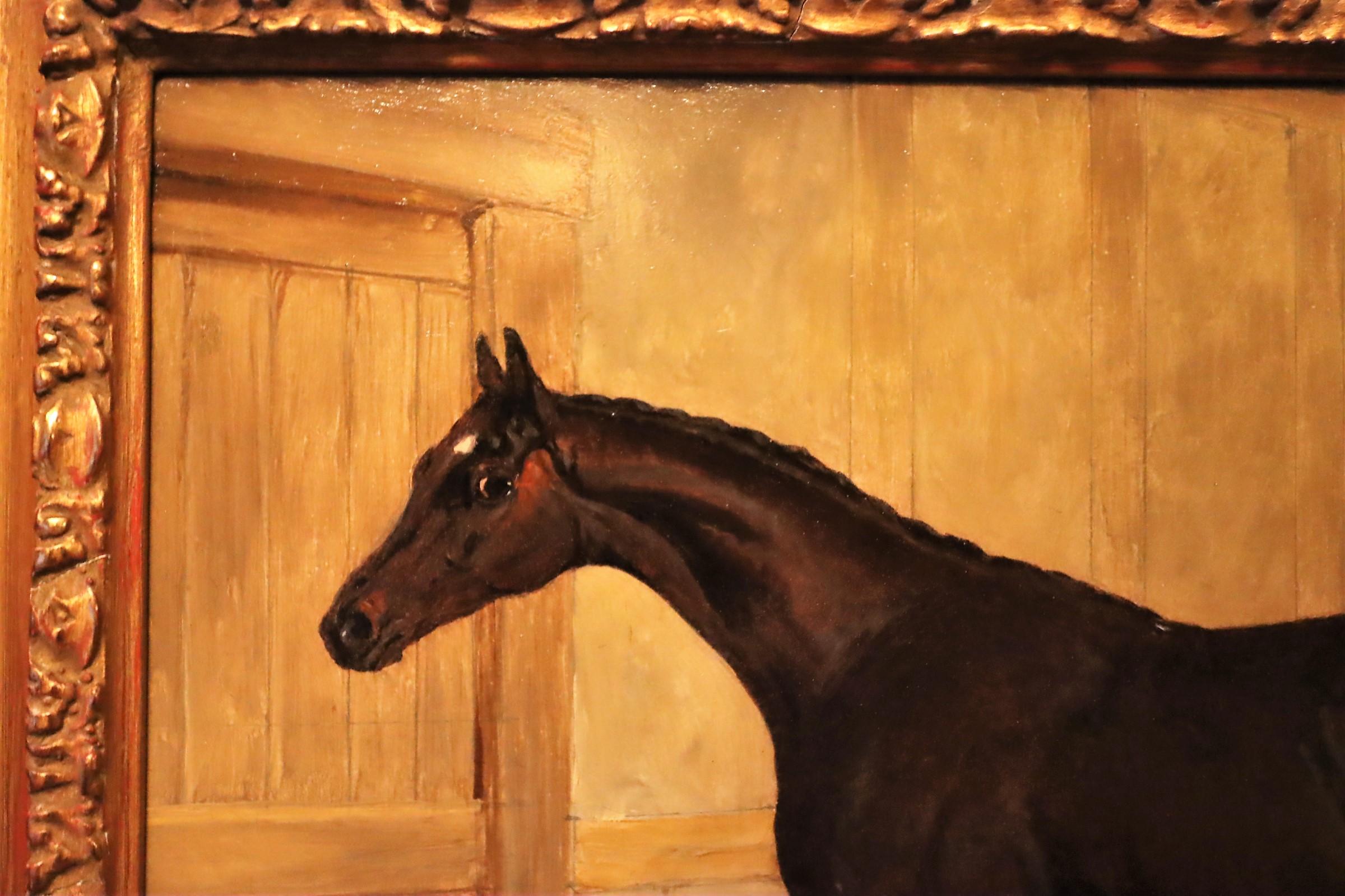 A pair of Horse Paintings 'Foig a Ballagh' & 'Birmingham' For Sale 6