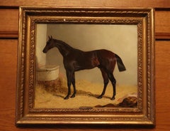 Antique A pair of Horse Paintings 'Foig a Ballagh' & 'Birmingham'