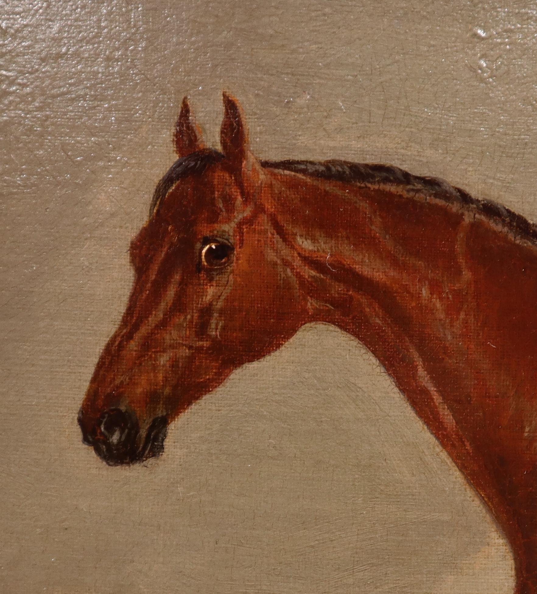 Bloomsbury, Winner of the Derby Oil on canvas For Sale 1