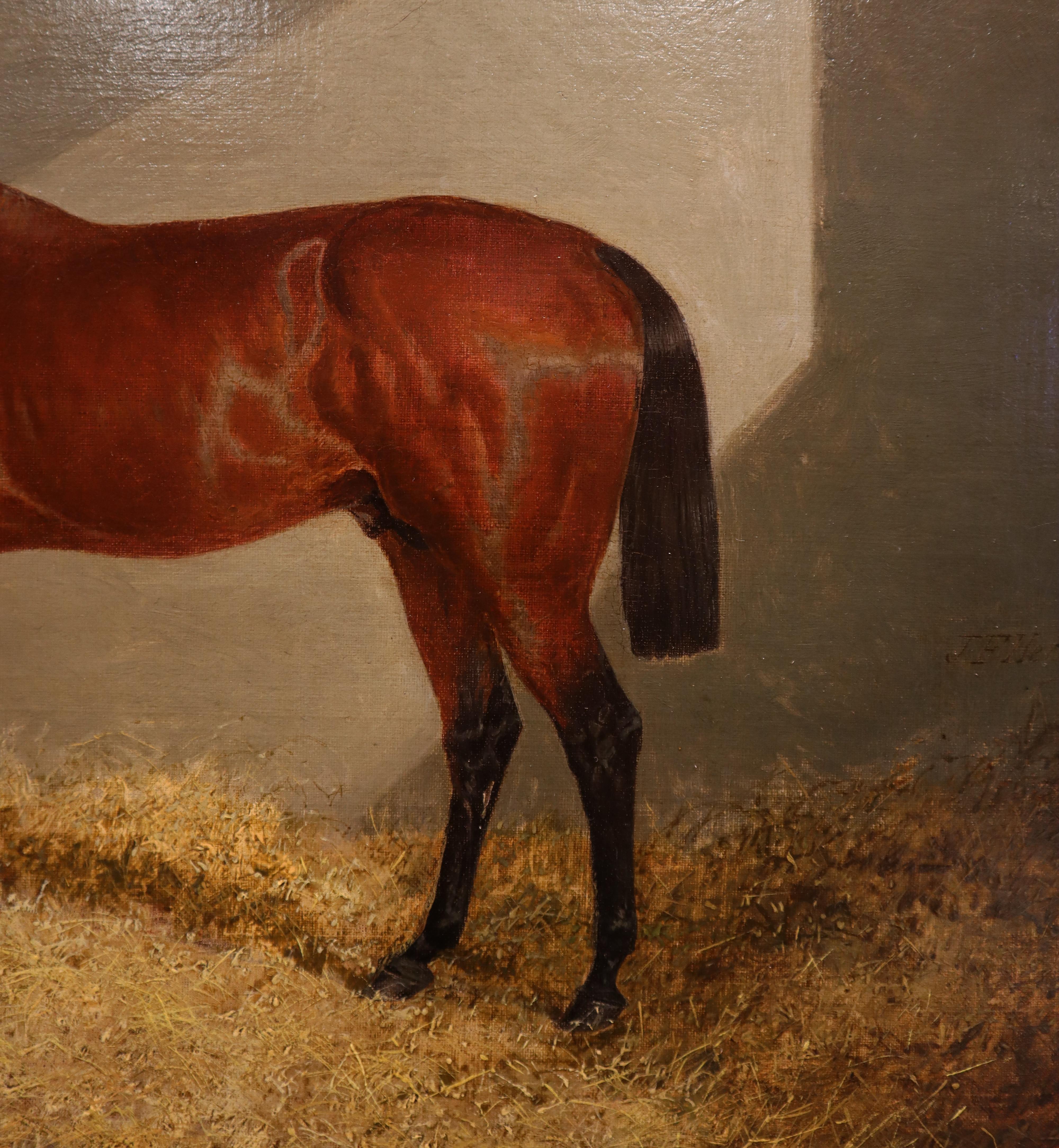 Bloomsbury, Winner of the Derby Oil on canvas For Sale 3
