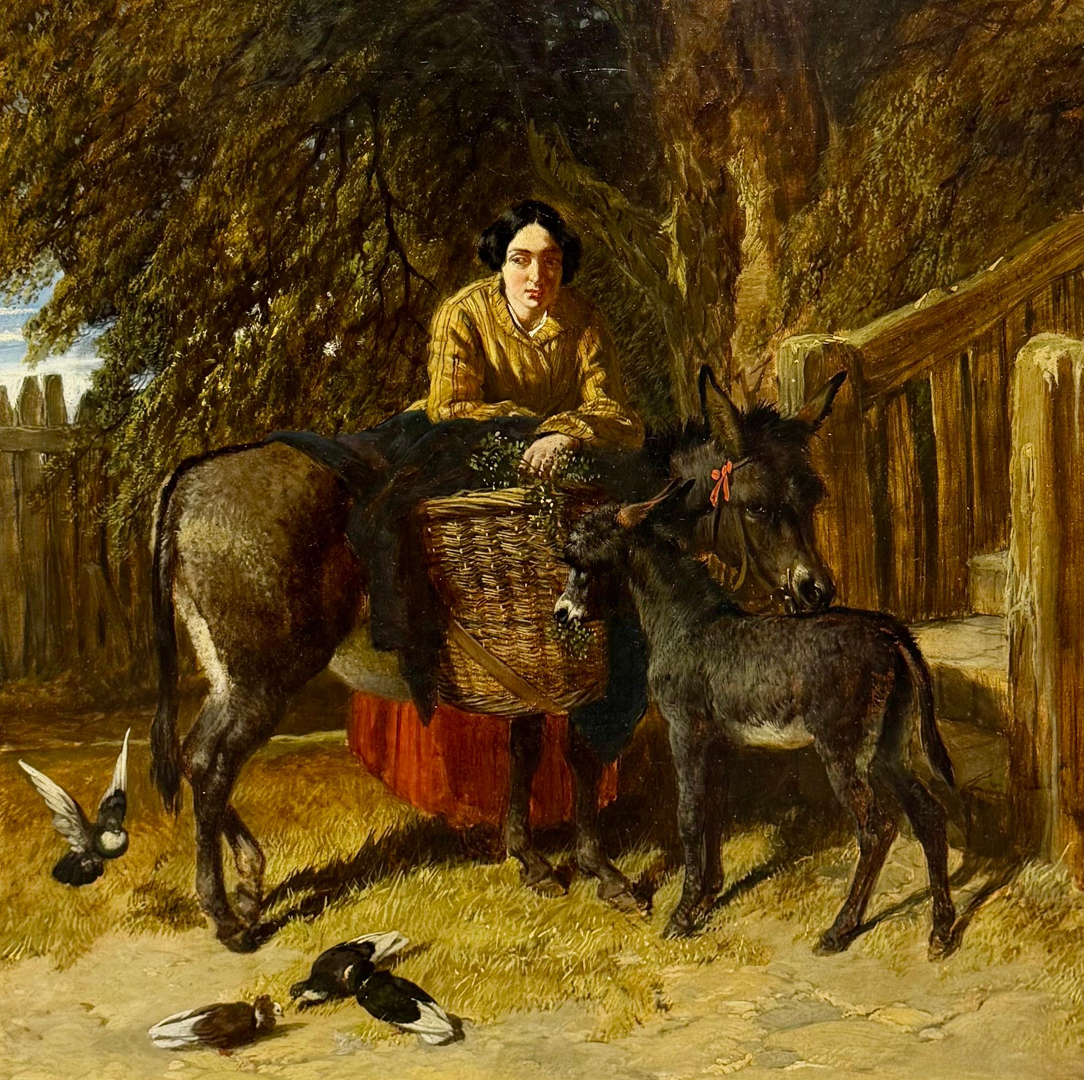 Tempo di alimentazione - Painting di John Frederick Herring Sr.