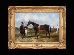 Portrait of "Flying Dutchman", The Earl Of Eglinton & jockey Mr Marlow